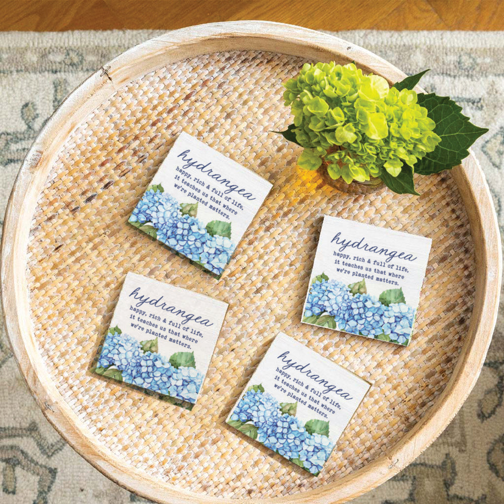 Hydrangea Definition Coaster Set