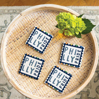 Philly Pride Stamp Coaster Set