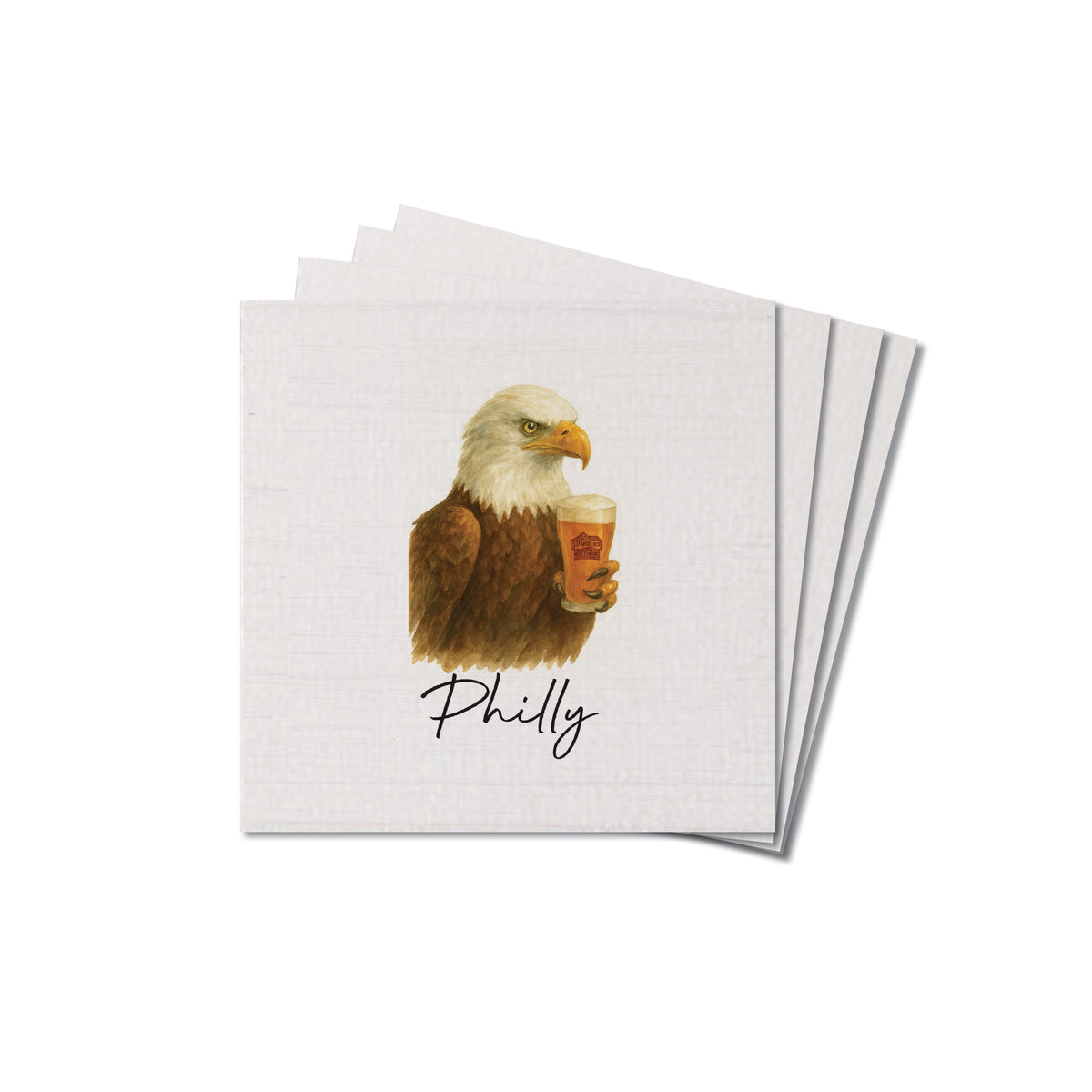Eagle Philly Coaster Set