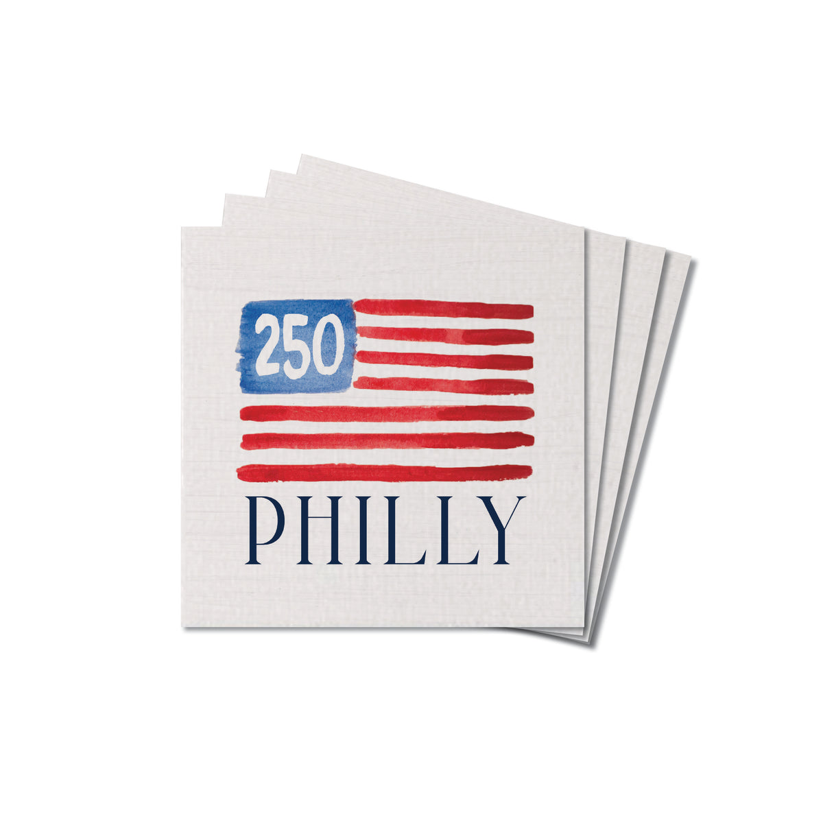 Philly America 250 Flag Coaster Set