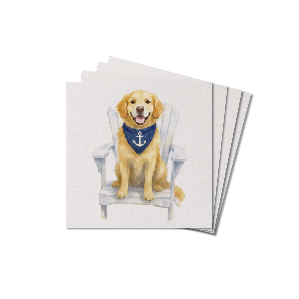 Coastal Dog Coaster Set