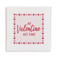 My Valentine Has Paws Coaster Set