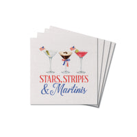 Stars Stripes & Martinis Coaster Set