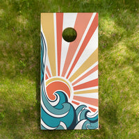 Coastal Sunset Cornhole Game Set