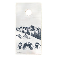 Retro Ski Run Cornhole Game Set