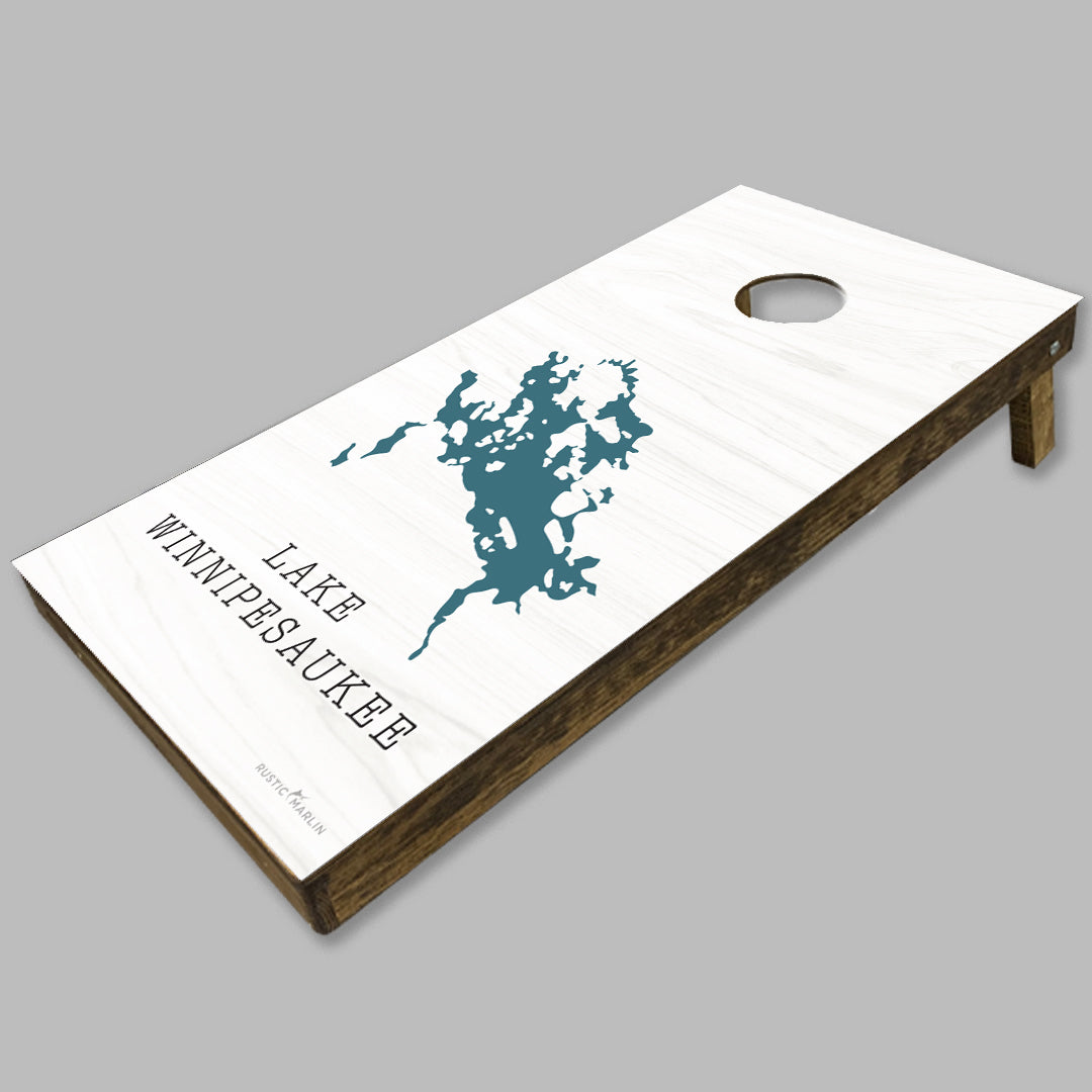 Lake Winnipesaukee Personalized Cornhole Game Set
