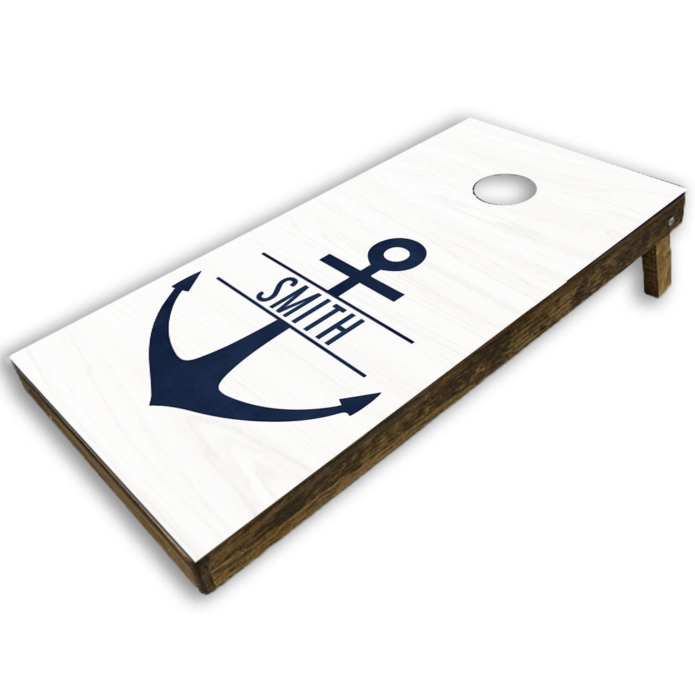 FOV Personalized Anchor Cornhole Game Set