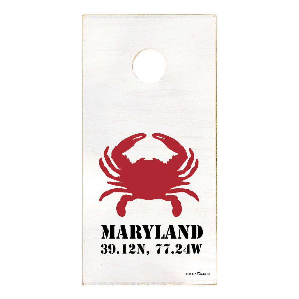 Red Crab Personalized Cornhole Set