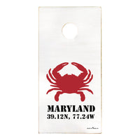 Red Crab Personalized Cornhole Set