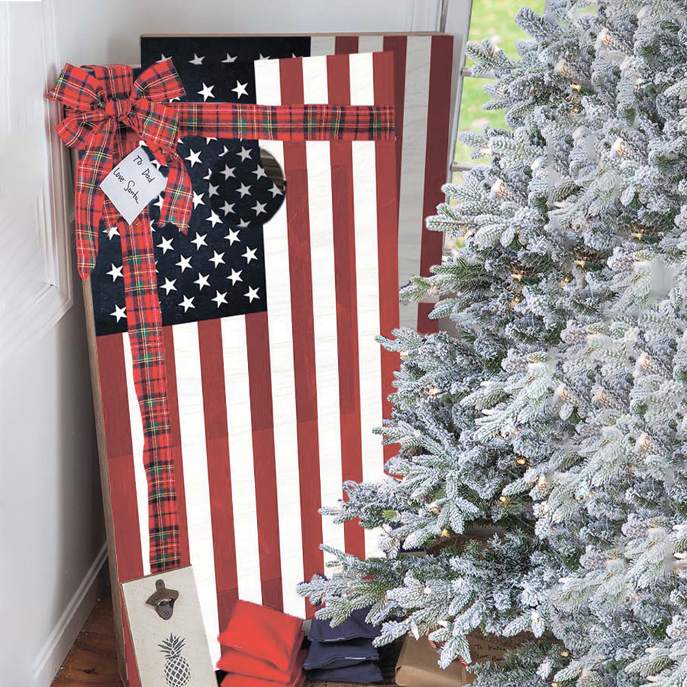 50 Stars Flag Cornhole Game Set