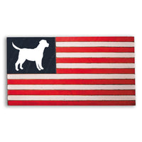 Dog American Flag