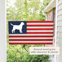 Dog American Flag