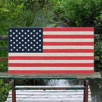 FOV Classic Wooden American Flag