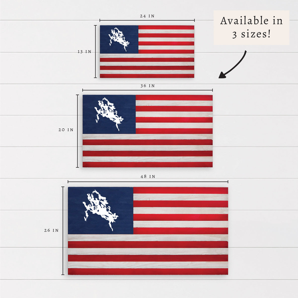 Lake Winnipesaukee American Flag