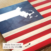 State Personalized American Flag
