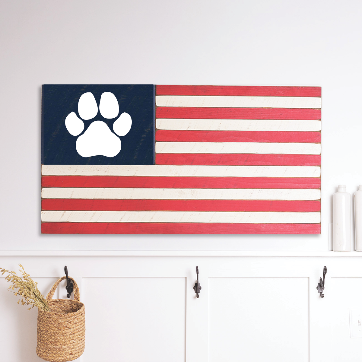 Paw American Flag