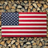 FOV Classic Wooden American Flag