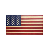 American Flag Natural and Red