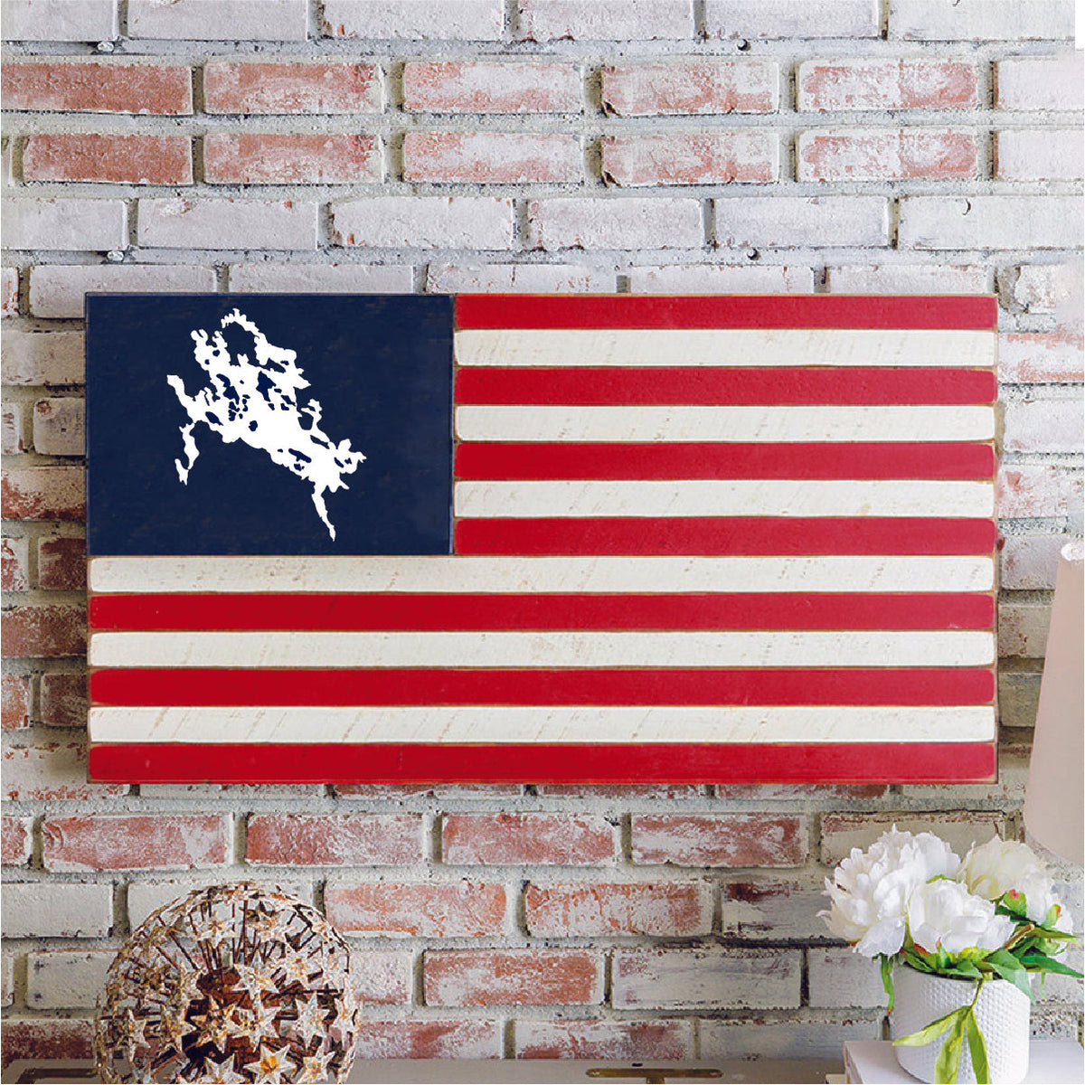 Lake Winnipesaukee American Flag