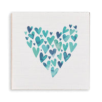 Watercolor Heart Magnet