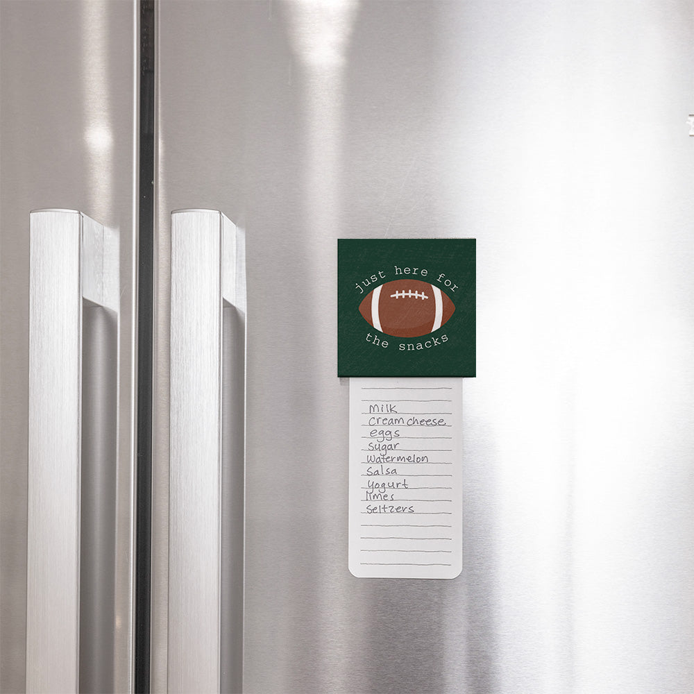 Football Here For The Snacks Magnet