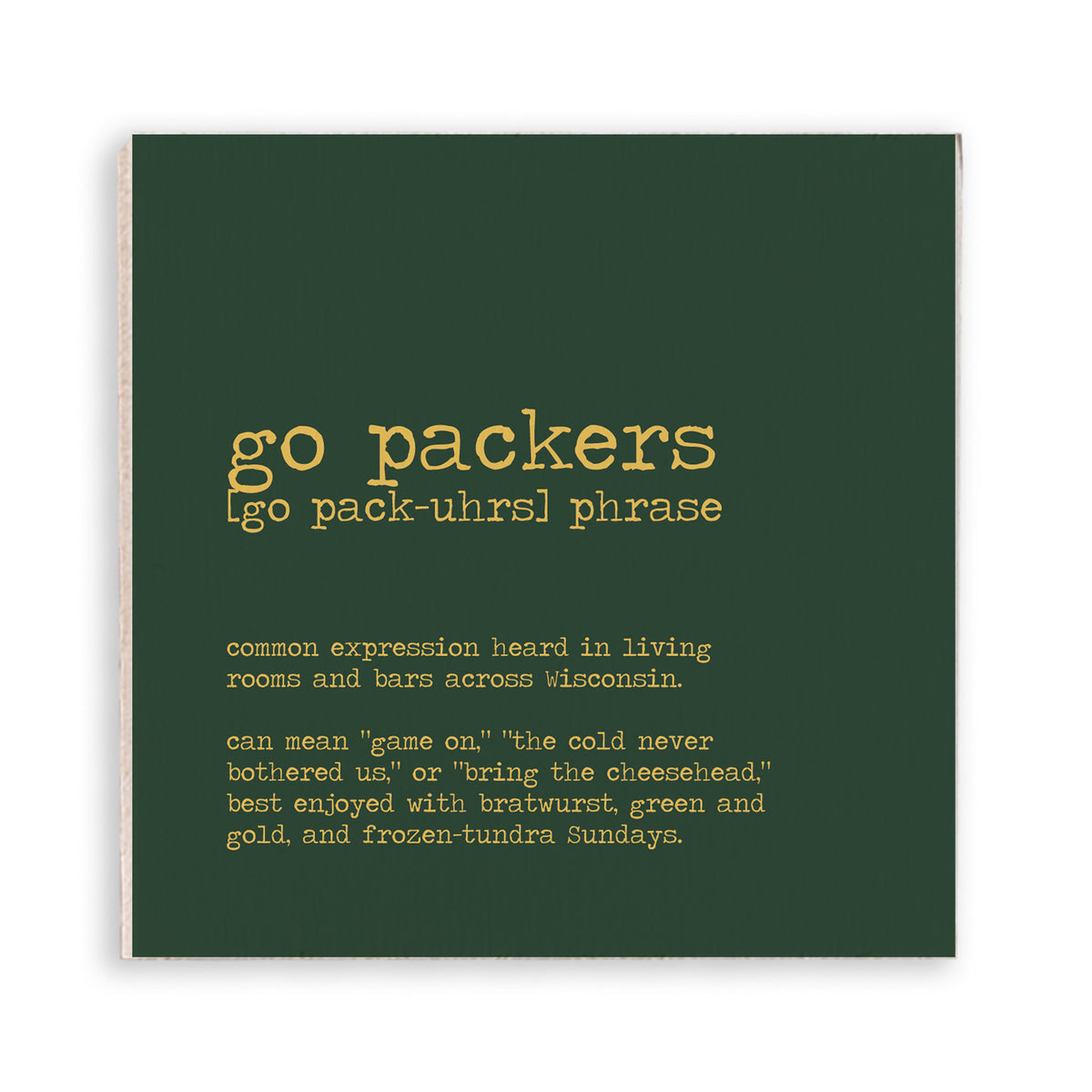 Go Packers Defintion Magnet