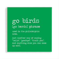 Philly Go Birds Definition Magnet