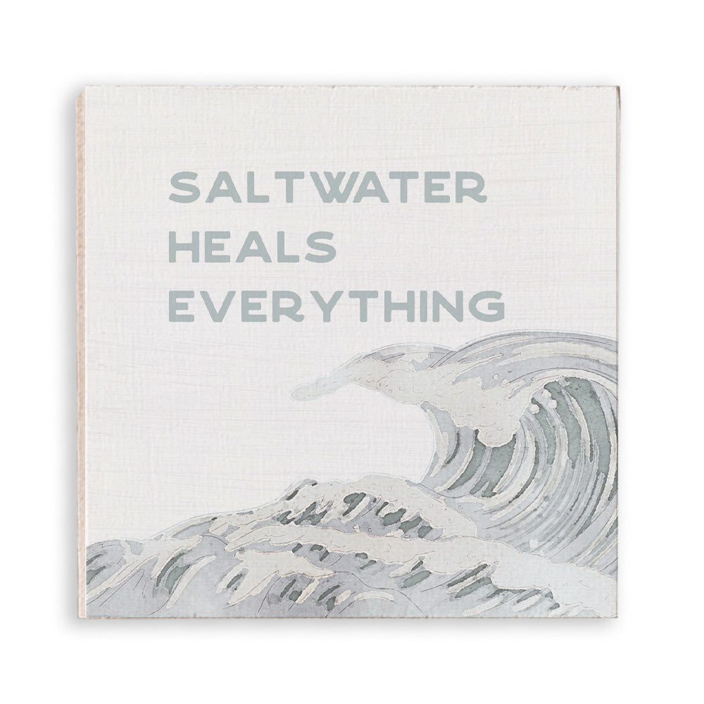 Saltwater Heals Everything Magnet