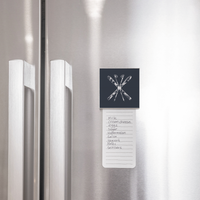 Navy Blue Ski Decorative Magnet