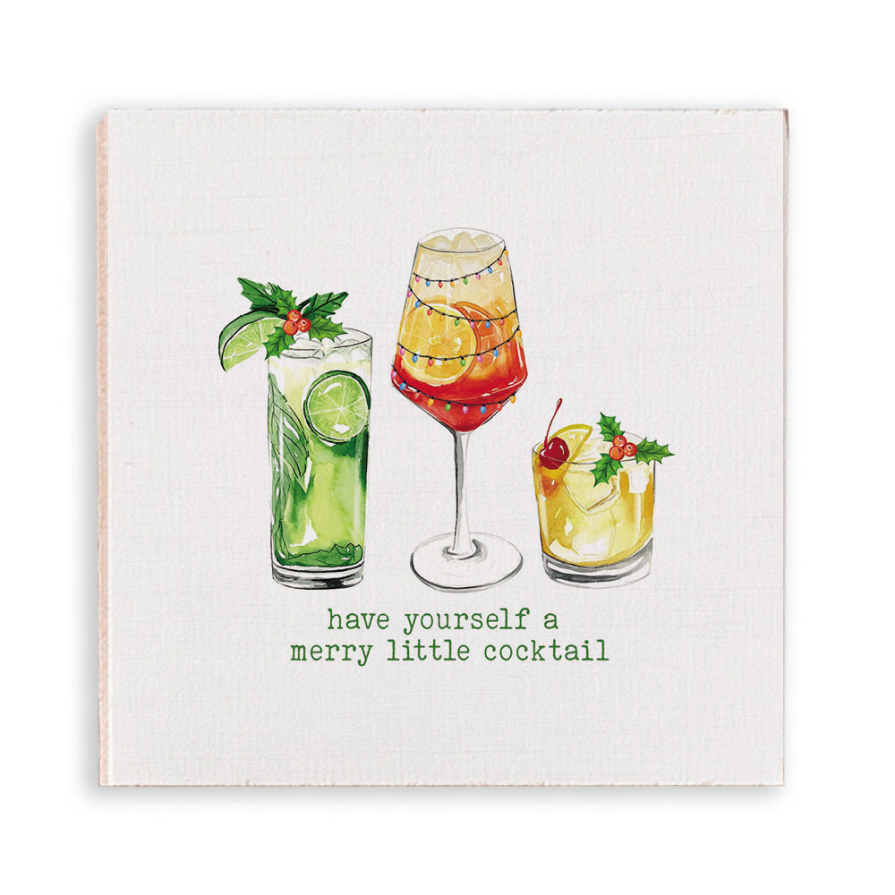 Have Yourself A Merry Little Cocktail Magnet