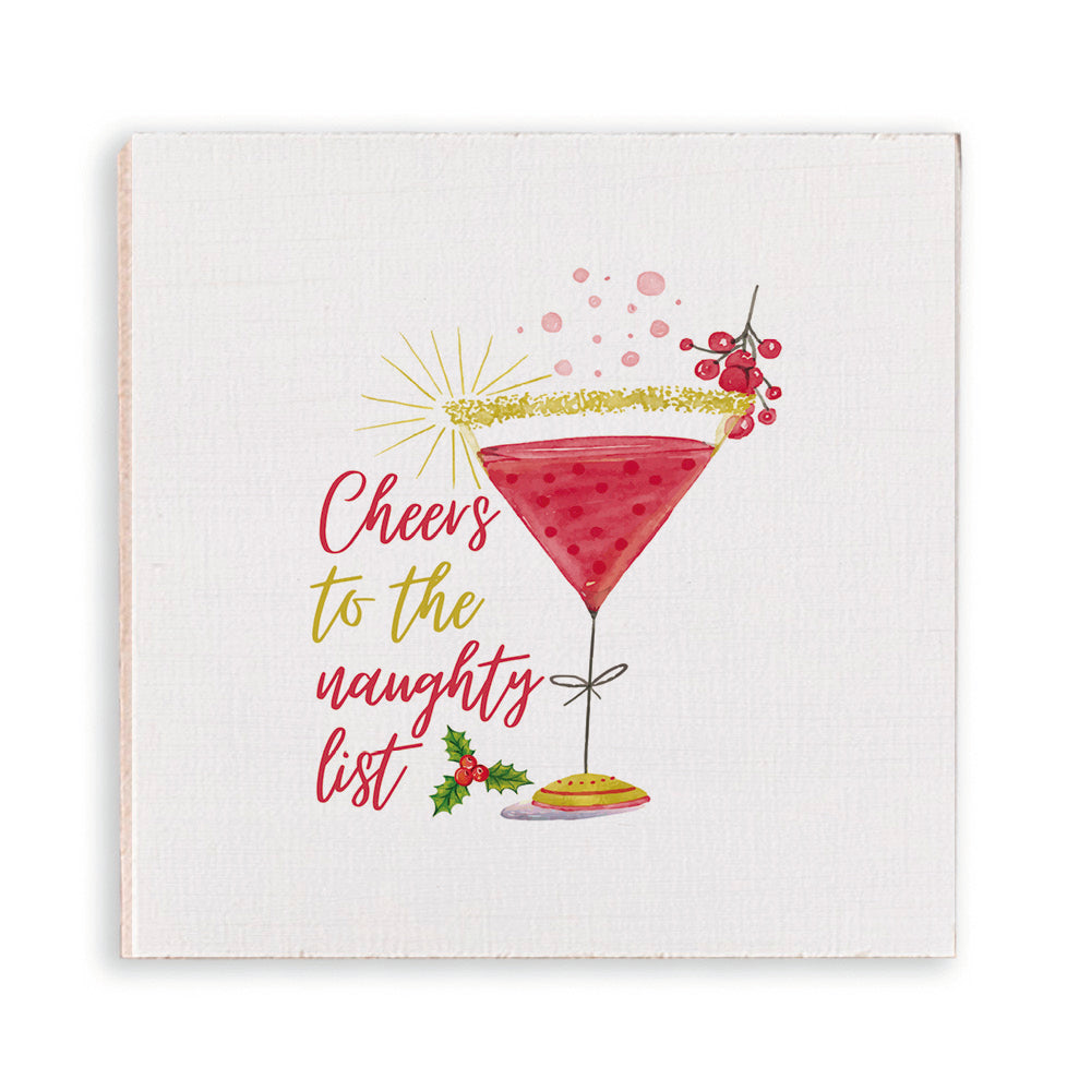 Cheers To The Naughty List Magnet