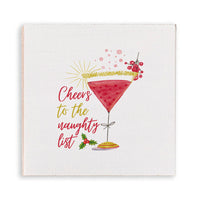 Cheers To The Naughty List Magnet