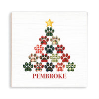 Paw Tree Personalized Magnet