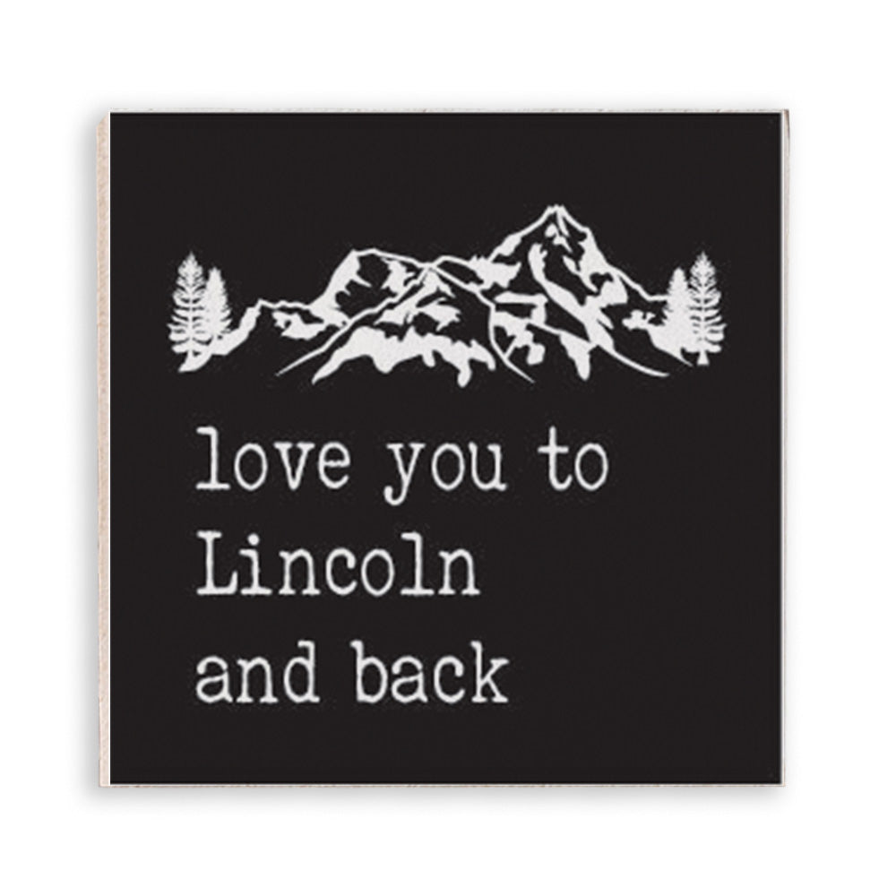 Love You To And Back Personalized Magnet