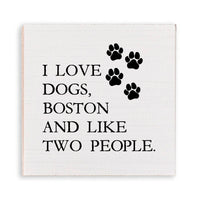 I Love Dogs Personalized Magnet