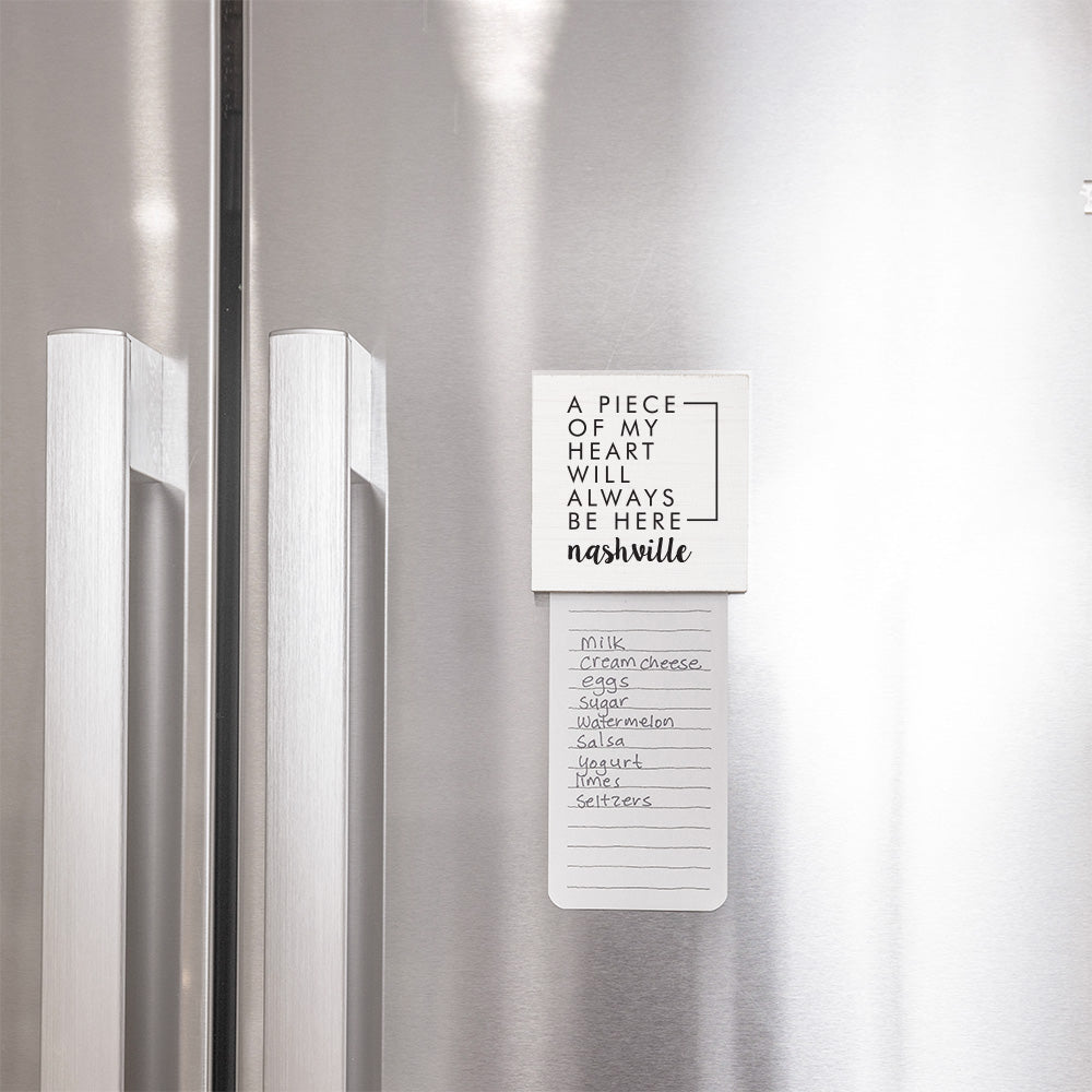 A Piece Of My Heart Will Always Be Here Personalized Magnet