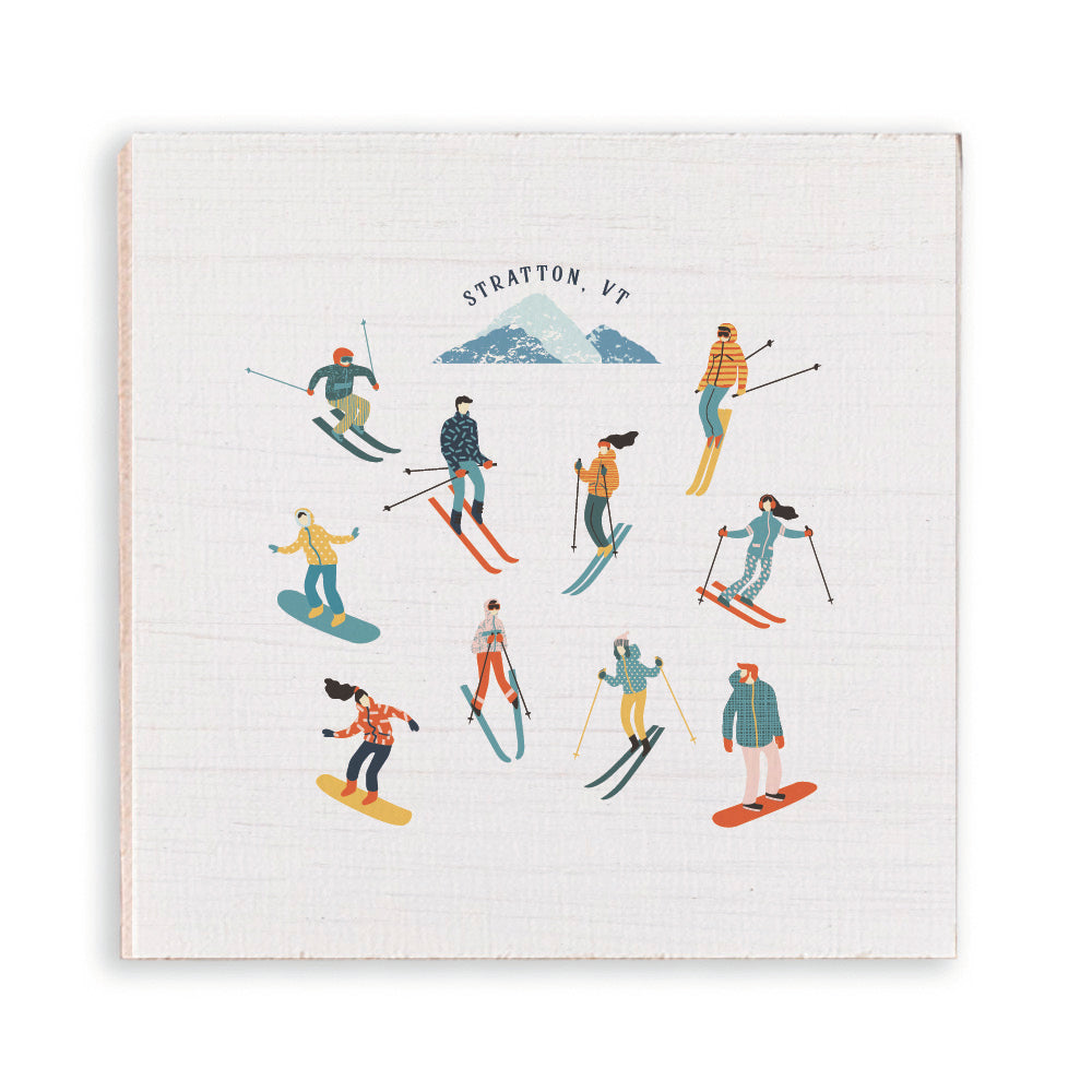 Snow Sport Harmony Personalized Magnet