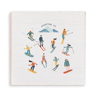 Snow Sport Harmony Personalized Magnet