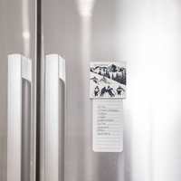 Retro Ski Run Personalized Magnet