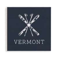 Skis Personalized Magnet