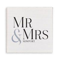 Mr & Mrs Wedding Personalized Magnet