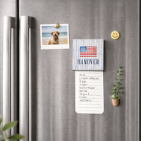 American Flag Watercolor Personalized Magnet
