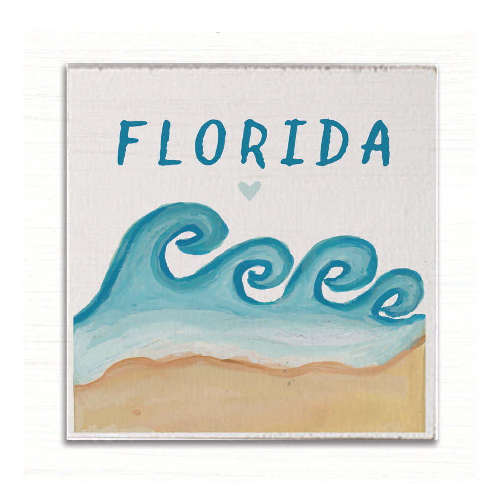 Beach Waves Personalized Magnet