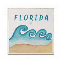 Beach Waves Personalized Magnet
