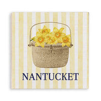 Four Winds Daffy Day Bucket  Wooden Magnet