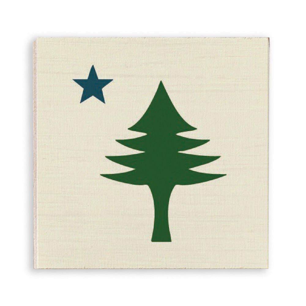 The Maine Flag Magnet