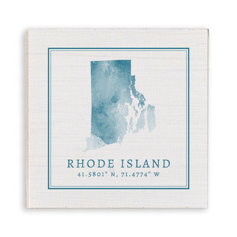 Rhode Island Watercolor Magnet