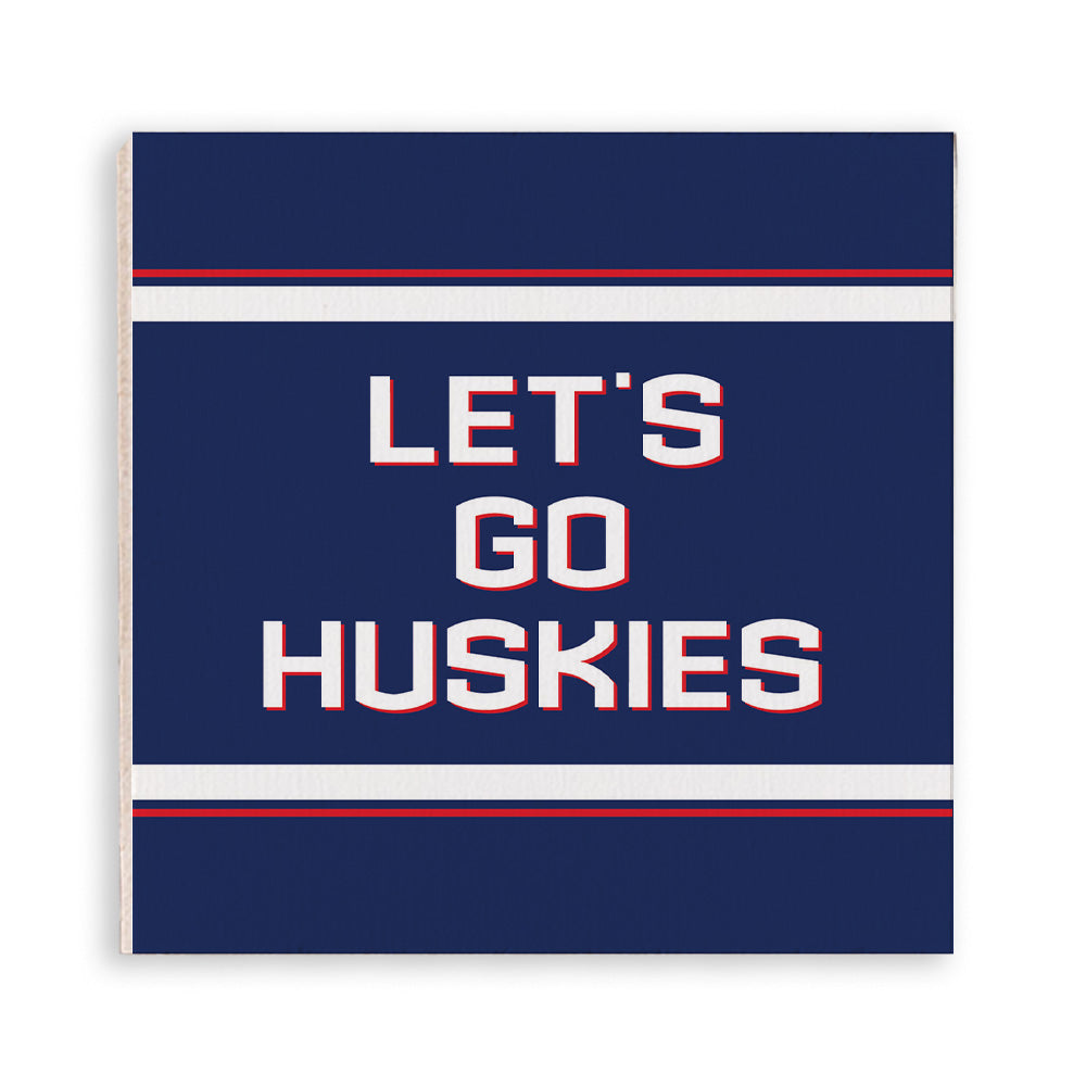 Let's Go Huskies Magnet