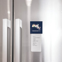 Massachusetts State Icons Magnet
