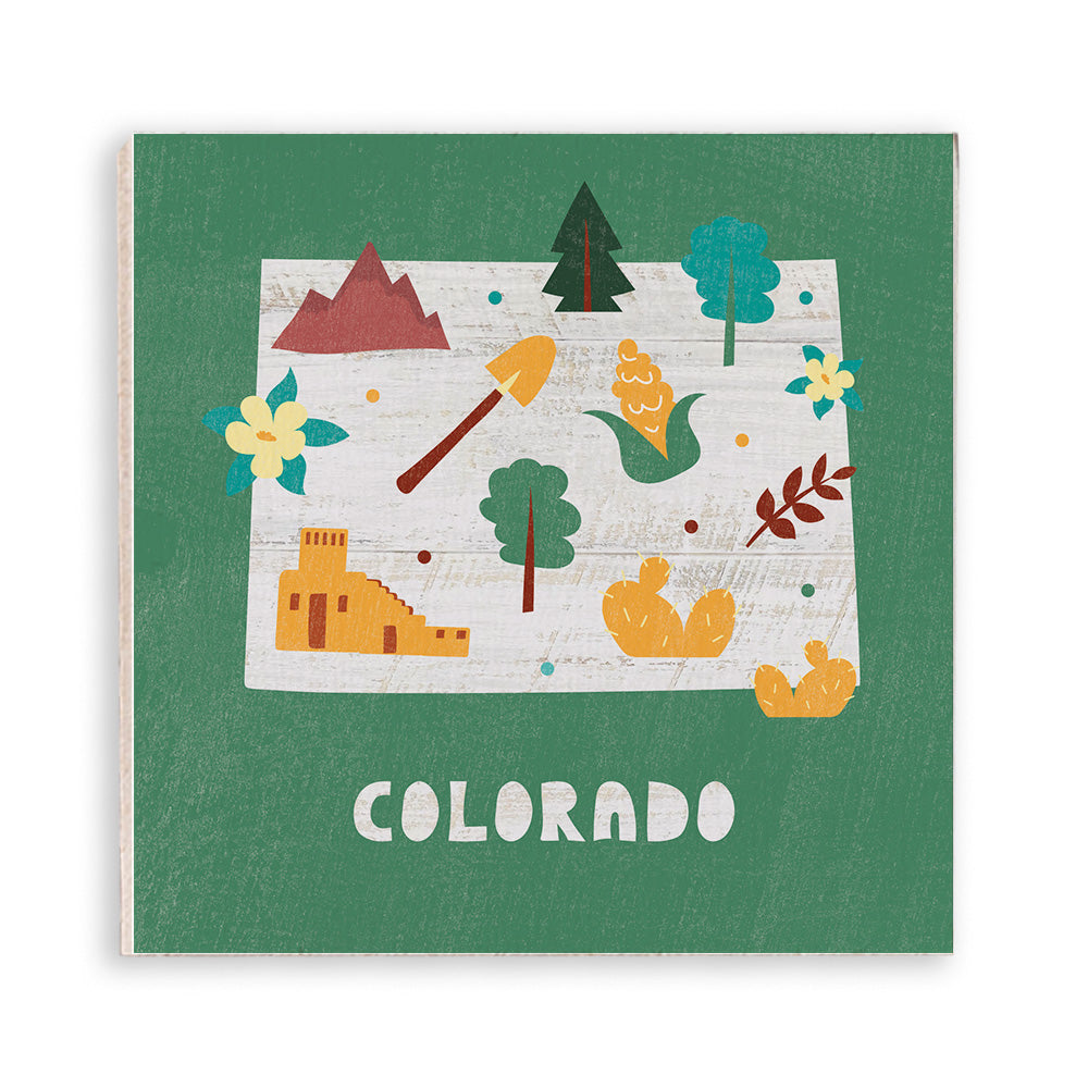 Colorado State Icons Magnet